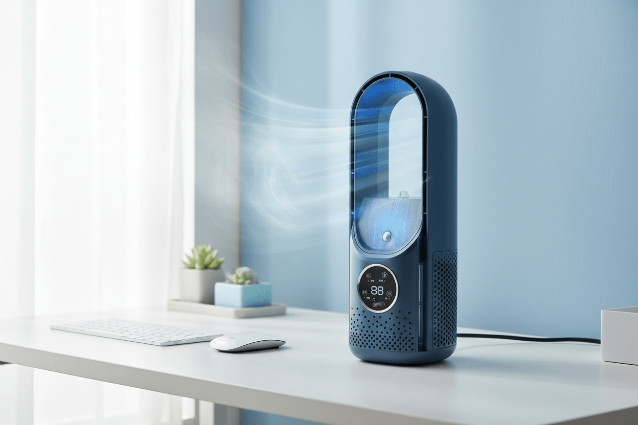 Portable Electric Fan Air Cooler Silent USB - Solace Air