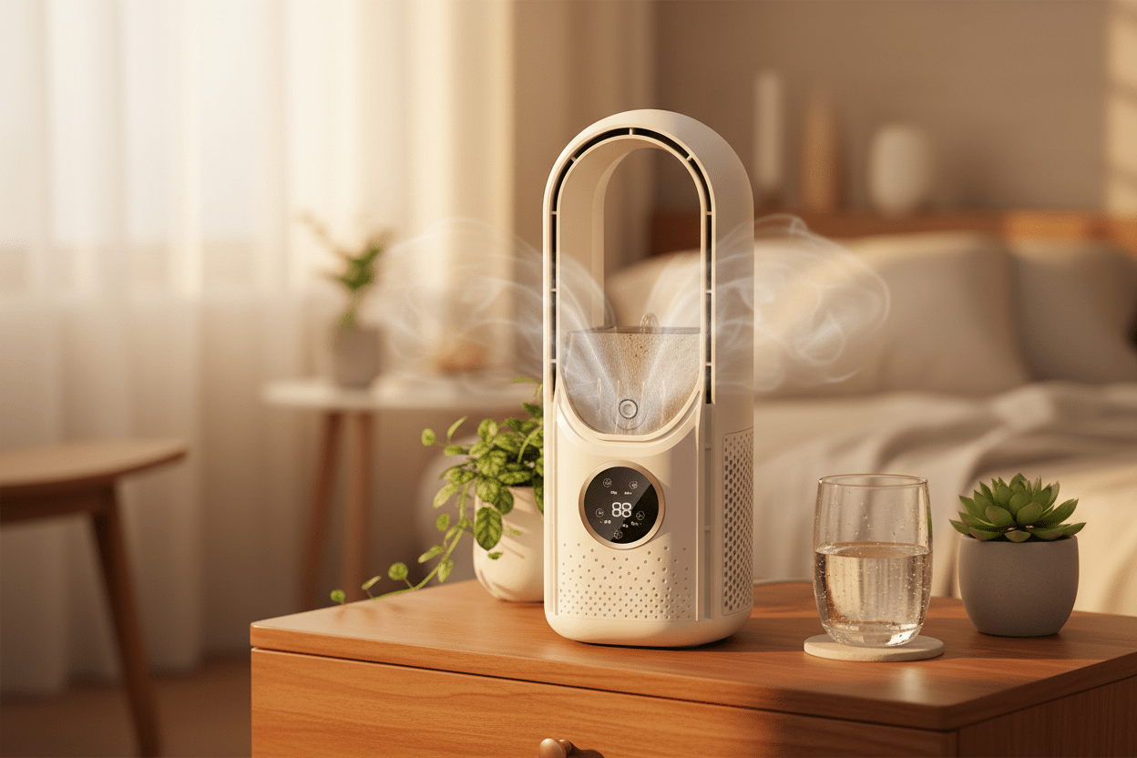 Portable Electric Fan Air Cooler Silent USB - Solace Air