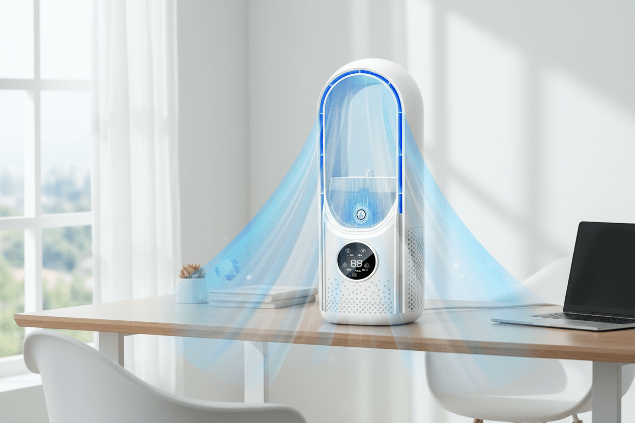 Portable Electric Fan Air Cooler Silent USB - Solace Air