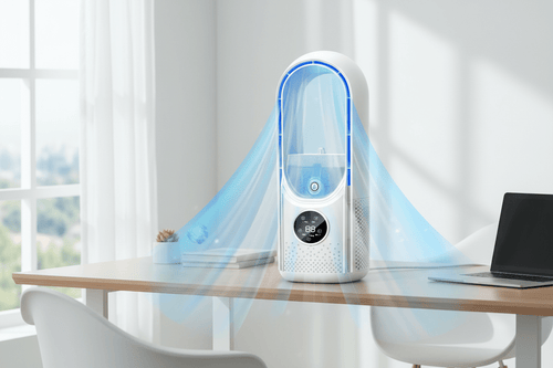 Portable Electric Fan Air Cooler Silent USB - Solace Air